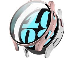 Screen protector case voor Samsung Galaxy Watch 6 - 44mm - Rose gold