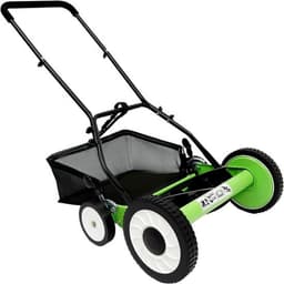 Handgrasmaaier 40 cm - Cilinder maaier - Gazon onderhoud - 9 Hoogte standen - 44 Liter mand - Groen — thumbnail 1