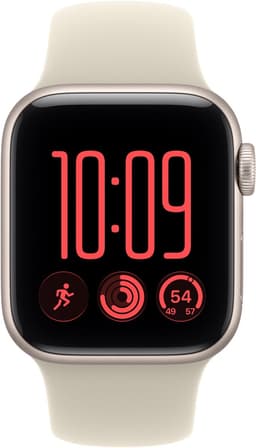 APPLE Watch SE 3 GPS - 40mm Starlight Aluminium Case - Starlight Sport Band - S/M Smartwatch Starlight — thumbnail 2