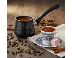 Granieten Turkse Koffiepot 500ml - Ideaal voor Turkse Koffie — thumbnail 2