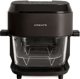 CREATE - Glazen heteluchtfriteuse van 6 L met vernevelingsfunctie - Zwart - AIR FRYER STUDIO CRYSTAL LARGE — thumbnail 1