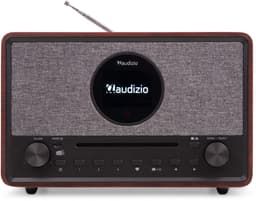 DAB Radio met CD Speler en Bluetooth - Audizio Lucca - FM en Internetradio - AUX en USB Stick Ingang - Wekker — thumbnail 2