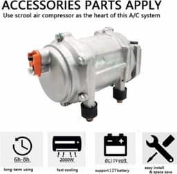 Auto Airconditioning 12V Model1 Heat Cool - 550 W Vermogen - 10500 BTU Koelcapaciteit - ABS+PC Materiaal - Voor Auto En Camper — thumbnail 5