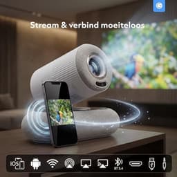 Mini Projector met Full HD 1080p, WiFi en Bluetooth — thumbnail 4