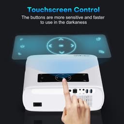 Beamer 4K WiFi - 15000 Lux Helderheid - Native 1080P Resolutie - Full HD Projector - Bluetooth Speaker - Voor Home Cinema — thumbnail 2