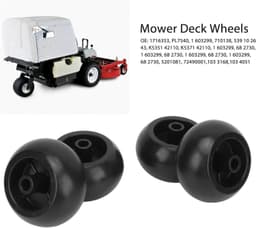 Wielset 4-delig - Vervanging voor Exmark Explorer - Lekbestendig - Eenvoudige installatie - Geschikt voor Grounds Master - Onderdeelnummers 1716353/PL7540 - Maaiwielen — thumbnail 5