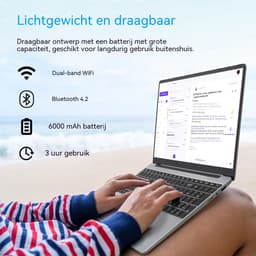 T152A-N95 Laptop 15,6 inch - Intel Celeron N95 - 16GB DDR4 RAM - 512GB SSD - IPS Full HD Scherm — thumbnail 2