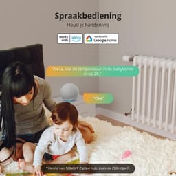 TRVZB thermostatische radiatorkraan 4 Stuck, slimme thermostaat met app-functionaliteit, Zigbee thermostaat vereist Zigbee 3.0 hub, compatibel met /, 6 adapters. — thumbnail 5