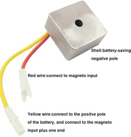 Spanningsregelaar Vervanging voor B&S 491546 - Geschikt voor 150117/150202/150212 - Motoren 28B700/28M700 - Compatibel met 21A800/21A900 - Vervangingsonderdeel 31A500 - Betrouwbare werking - Regelaar — thumbnail 3