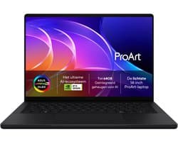 ASUS ProArt P14 H7407BA-SM054X - AI Workstation Laptop - 14 inch - NVIDIA RTX Spark N1X - 64GB/1000GB