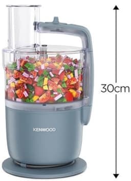 Keukenmachine Robot - Multifunctionele Hulp - Gerechten Bereiden - Compact Ontwerp - 1.3L Kom - Blauw — thumbnail 4