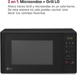Magnetron met Grill - Compacte Oven - Snelle Maaltijden - Easy Clean Technologie - 20 Liter - Zwart — thumbnail 2