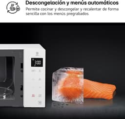 Magnetron met Grill - Oven Apparaat - Snel Eten Bereiden - Smart Inverter Technologie - 25 Liter - Wit — thumbnail 3