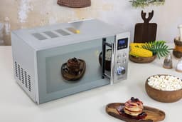 Magnetron 20 Liter - Oven Combimagnetron - Snel Eten Opwarmen - 8 Automatische Programma's - 20 Liter - Zilver — thumbnail 4