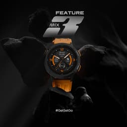HiFuture MIX 3 Smartwatch - 1,43 inch AMOLED - Bluetooth bellen - Hartslagmeter & SpO2 - 47 mm - Zwart — thumbnail 3