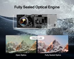 SnelShoppen - Ultimea Beamer Full HD 1080P Native met Auto Focus 6D Keystone Correctie 4K Thuisbioscoop Projector 700 ANSI 21.000 Lumen 5G WiFi Blueto — thumbnail 4