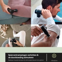 SnelShoppen - Massagepistool voor Spieren en Fascia, BLACKROLL FASCIA GUN met Instelbare Intensiteitsniveaus voor Rug-, Schouder-, Nek- en Beenmassage — thumbnail 5