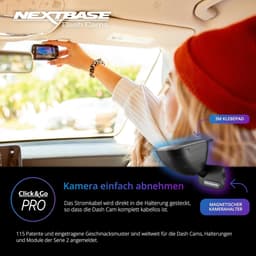 Thijox - Full HD 1080p Dashcam voor en Achter met Achterruitcamera, 32 GB SD-kaart, Parkeermodus 24/7 & Click&Go Houder - Nextbase 222XR Alternatief — thumbnail 2
