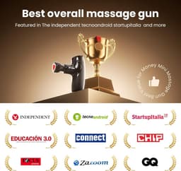 Thijox - Mini Massagepistool met Warmte, Draagbare Massage Gun voor Spierherstel, Ultrastil met 9 mm Amplitude, USB-C Snelladen, Pijnverlichting en Sp — thumbnail 4