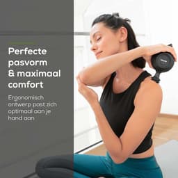 Thijox - Massagepistool voor Triggerpointmassage, Ergonomisch en Compact Design, Krachtige en Stille Spiermassage, 5 Opzetstukken, Druksensor voor Opt — thumbnail 5