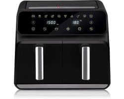 Dubbele Heteluchtfriteuse - Airfryer XXL - Gezond Koken - Sync Finish Functie - 8 Liter Capaciteit - Zwart