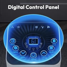 Mobiele airco 10000 BTU – 3-in-1 met ontvochtiger, afstandsbediening, timer en raamkit – tot 42 m² — thumbnail 4
