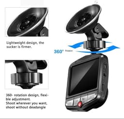 Auto Camera - Rijrecorder DVR - Veilig Rijden - Full HD 1080P - 2.4 inch scherm - Zwart — thumbnail 3