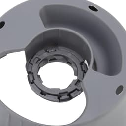 Keukenmachine Basisdeel - Mixer Onderdeel - Koken en Mixen - Veiligheidsslot - 14.3 cm - Grijs — thumbnail 2
