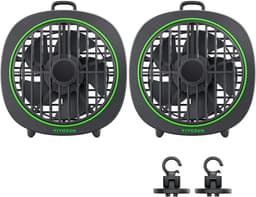 Kweektent ventilator stil clip fan USB met 3 snelheden verstelbare luchtstroom compacte luchtcirculatie set van 2 stuks — thumbnail 1