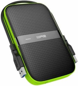 Externe Harde Schijf - Draagbare Opslag - Bestanden Opslaan - Militaire Valbescherming - 1TB Capaciteit - Zwart — thumbnail 1