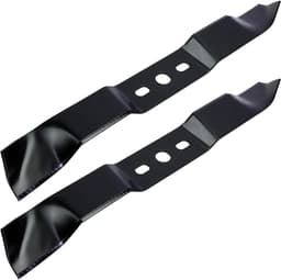 Grasmaaier messen - Mulchmessen set - Gazon onderhoud - Gecertificeerd staal - 2x 46 cm - Zwart — thumbnail 1