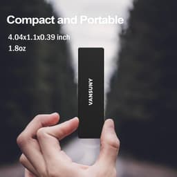 Externe SSD - Draagbare Schijf - Snelle Data Transfer - Metaal Omhulde - 500 GB - Zwart — thumbnail 3