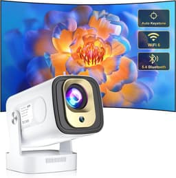 SnelShoppen - Mini Beamer Salange - Draagbare 8K Autofocus Projector met WIFI 6, Bluetooth 5.4, Auto Trapeziumcorrectie, 4K-ondersteuning, Smart Beame — thumbnail 1