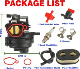 Carburateur Kit voor Grasmaaier - Hoogwaardige ABS en Metaal - Eenvoudige Installatie - Voorkomt Olieverspilling - ShopVlot — thumbnail 5