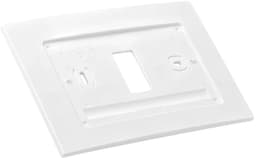 Wandpaneel Thermostaat - Afdekplaat Decoratief - Verbergen Gaten - Speciaal Ontworpen - 17 x 11 cm - Wit — thumbnail 1
