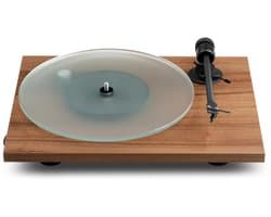 Pro-Ject T1 EVO BT OM10 Platenspeler - Ingebouwde Voorversterker - Bluetooth Verzender - Handgemaakt - Plug & Play - Walnoot