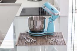 QORA® Mixer met mengkom - Mixer - Mixer met mengkom keukenmachine - Blauw - ‎23cm x 30cm x 33cm — thumbnail 4