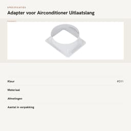 Dailygoods - Adapter voor Airconditioner Uitlaatslang met Eenvoudige Installatie — thumbnail 4