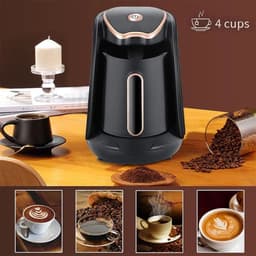 LISM-Koffiemachine, elektrische koffiemachine, 600 watt, 300 ml, capaciteit voor 4 kopjes, met overloopbeveiliging en droogkookbeveiliging. — thumbnail 2