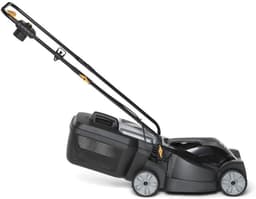 Elektrische grasmaaier - Duwmaaier compact - Kleine tuin maaien - 32 cm snijbreedte - 3 hoogtes - Grijs — thumbnail 5