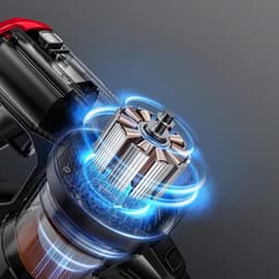 Draadloze Stofzuiger 6000W - Grote Stofbak Van 1,2 L Lange Accuduur Van 40 Minuten Snelladen Cycloon-HEPA-Filtratie Lichtgewicht En Draagbaar - Ideaal Voor Thuis In De Auto En Voor Studentenkamers — thumbnail 3