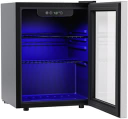 KitchenBrothers Drankkoelkast - 48L - Mini Koelkast - Glazen Deur - Minibar - 68 Blikjes - Zwart — thumbnail 5