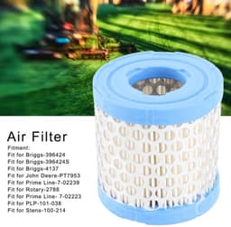 Luchtfilter Wasbaar - Geschikt voor Briggs 396424/396424S - Vervangend Onderdeel - Kunststof - Hoge Luchtstroom - Uitstekende Filtratie - Grasmaaierfilter — thumbnail 3