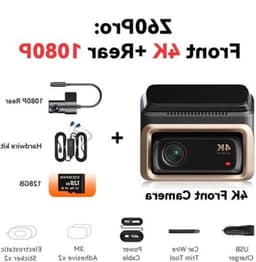 Dashcam – Autocamera – Rijcamera – Vehikel Recorder – Dual Channel Systeem – Haarscherpe 4K UHD Video – Slimme ADAS Veiligheidsalerts — thumbnail 1