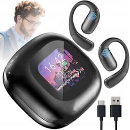 Draadloze Oordopjes - Al Vertaal Oordopjes - Bluetooth Oordopjes - Vertaaloortjes - 139 Talen Vertaling - Bluetooth 5.3 - Directe Vertaling - AI Dialoog - 60 uur - Hi-Fi - 0,5 Sec Latentie - Voor Reizen Zakelijk en Kantoor — thumbnail 1