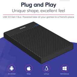 Externe harde schijf 1TB - USB 3.0 - voor gaming - snelle opslag en uitbreiding - ShopVlot — thumbnail 1