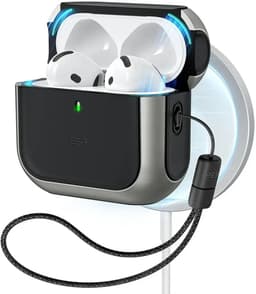 ESR Halolock Orbit Hybrid Hoes Geschikt Voor AirPods 4 (AirPods 4e Generatie) (2024) Magsafe Titanium — thumbnail 1
