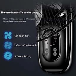 Wandventilator - Oscillerende Ventilator - Ruimte Koelen - Afstandsbediening - 1.4m Snoer - Wit — thumbnail 4