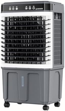 Draagbare Luchtkoeler - Verdampingskoeler Ventilator - Ruimte Koelen - Dubbele Water Tank - 90CM - Wit — thumbnail 1