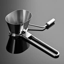 Ui Hakker - Keukenmachine Hakmolen - Groenten Snijden - Roestvrijstalen Ontwerp - 21.5 x 11 x 8 cm - Zilver — thumbnail 4